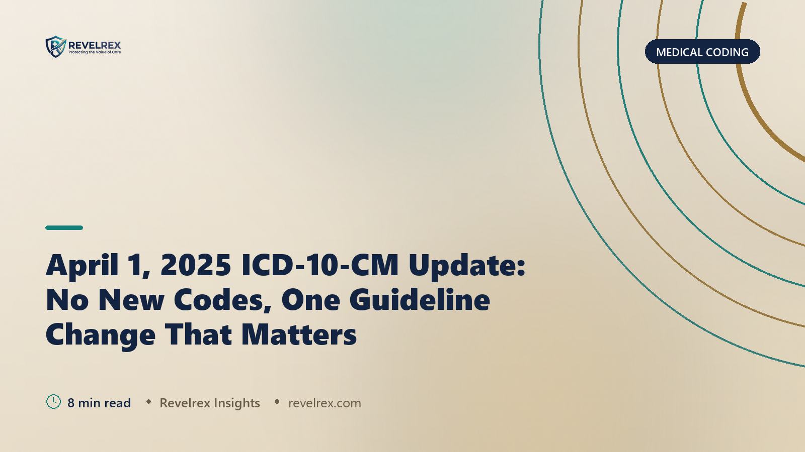 April 1, 2025 ICD-10-CM Update: No New Codes, One Guideline Change That Matters
