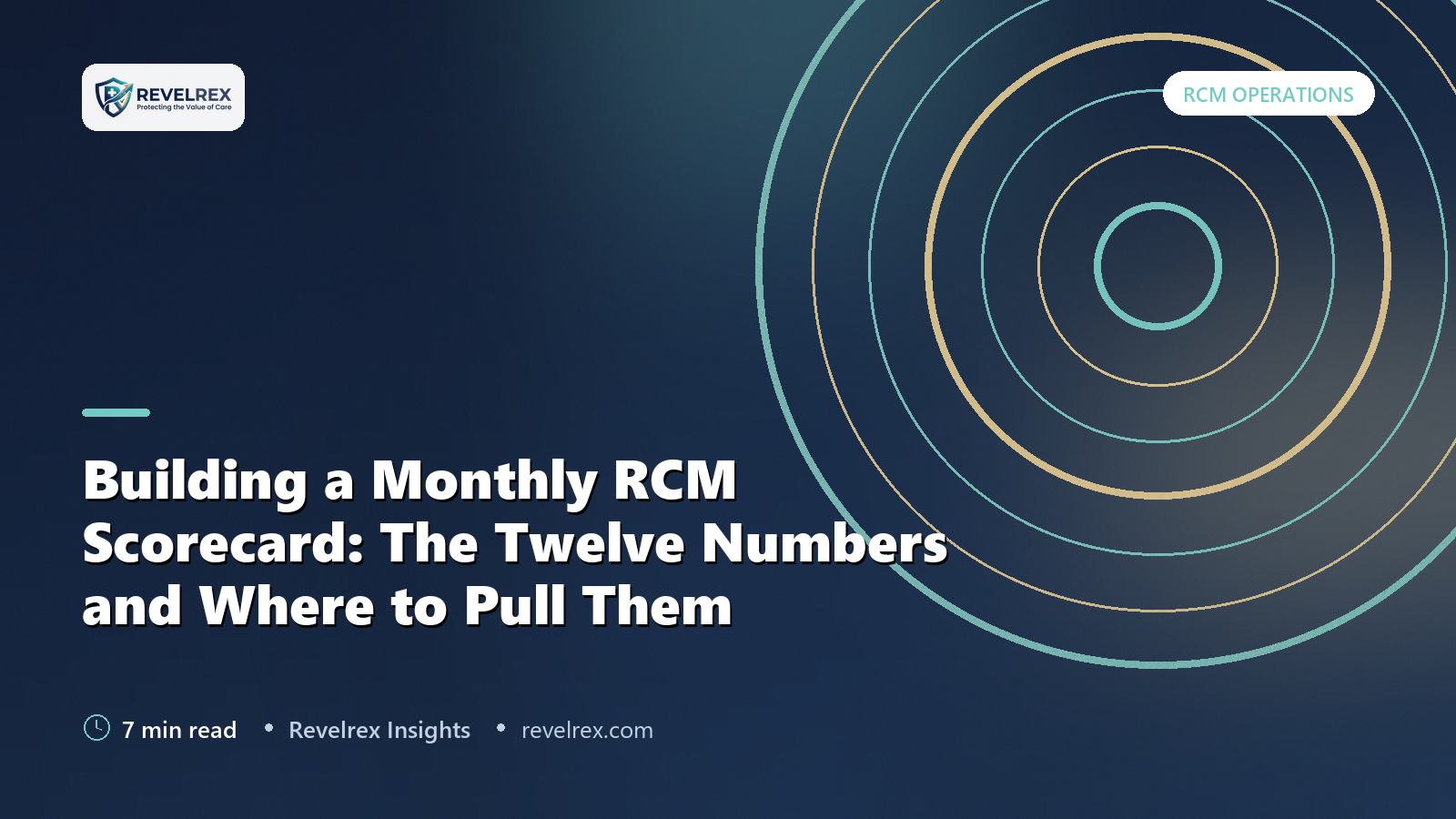 Building a Monthly RCM Scorecard: The Twelve Numbers and Where to Pull Them