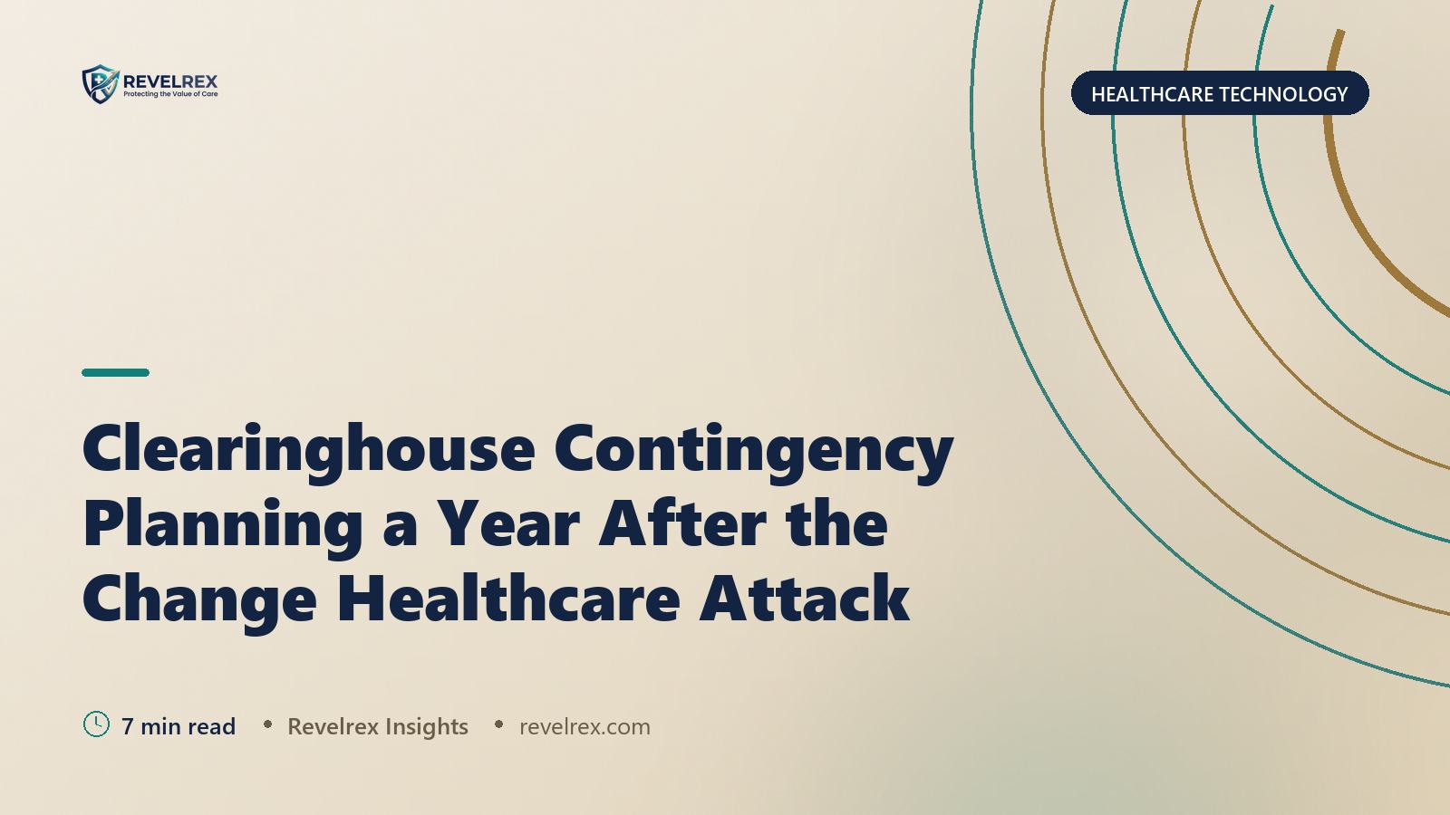 Clearinghouse Contingency Planning a Year After the Change Healthcare Attack
