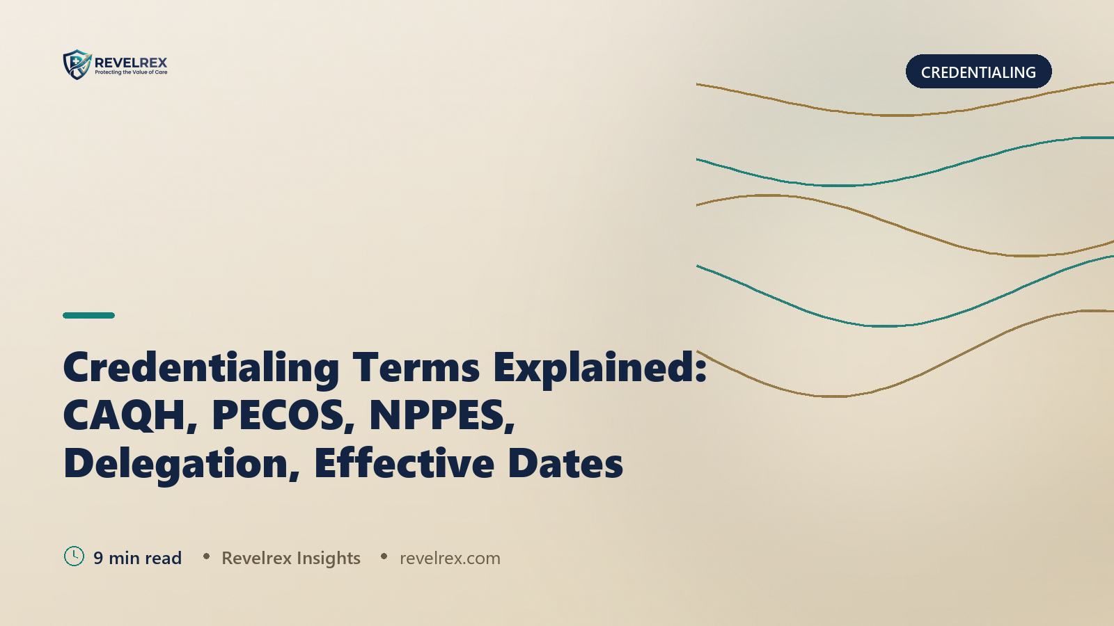 Credentialing Terms Explained: CAQH, PECOS, NPPES, Delegation, Effective Dates