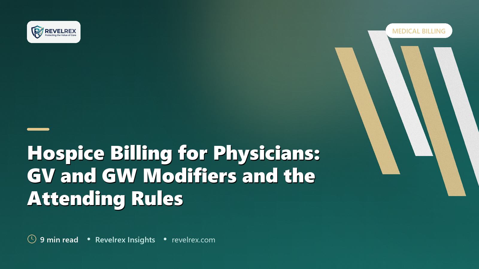 Hospice Billing for Physicians: GV and GW Modifiers and the Attending Rules