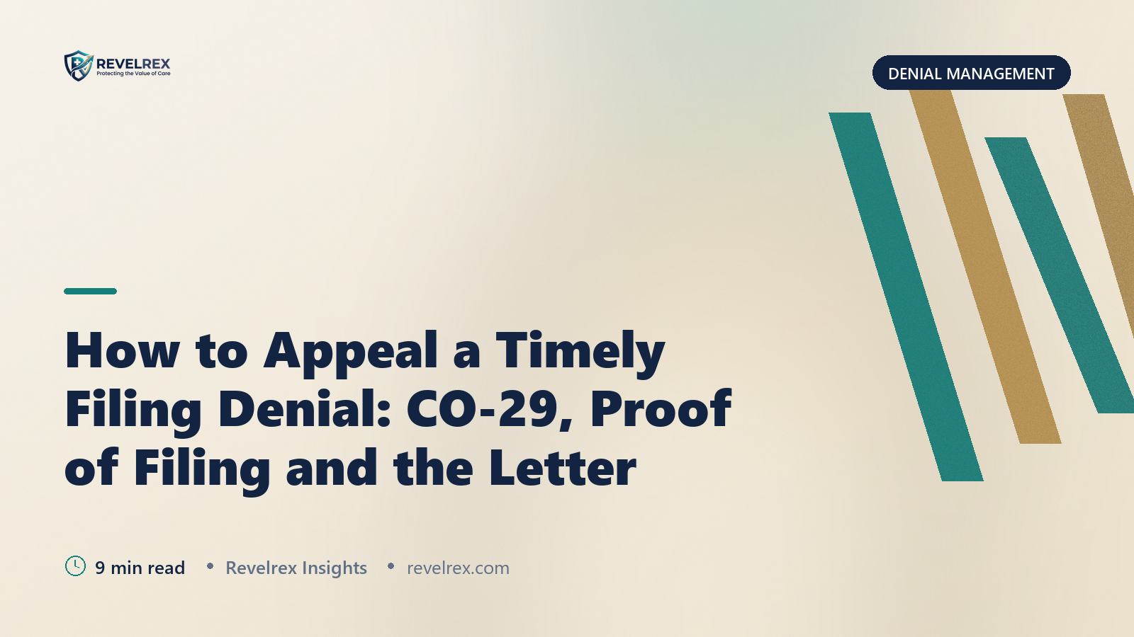 How to Appeal a Timely Filing Denial: CO-29, Proof of Filing and the Letter