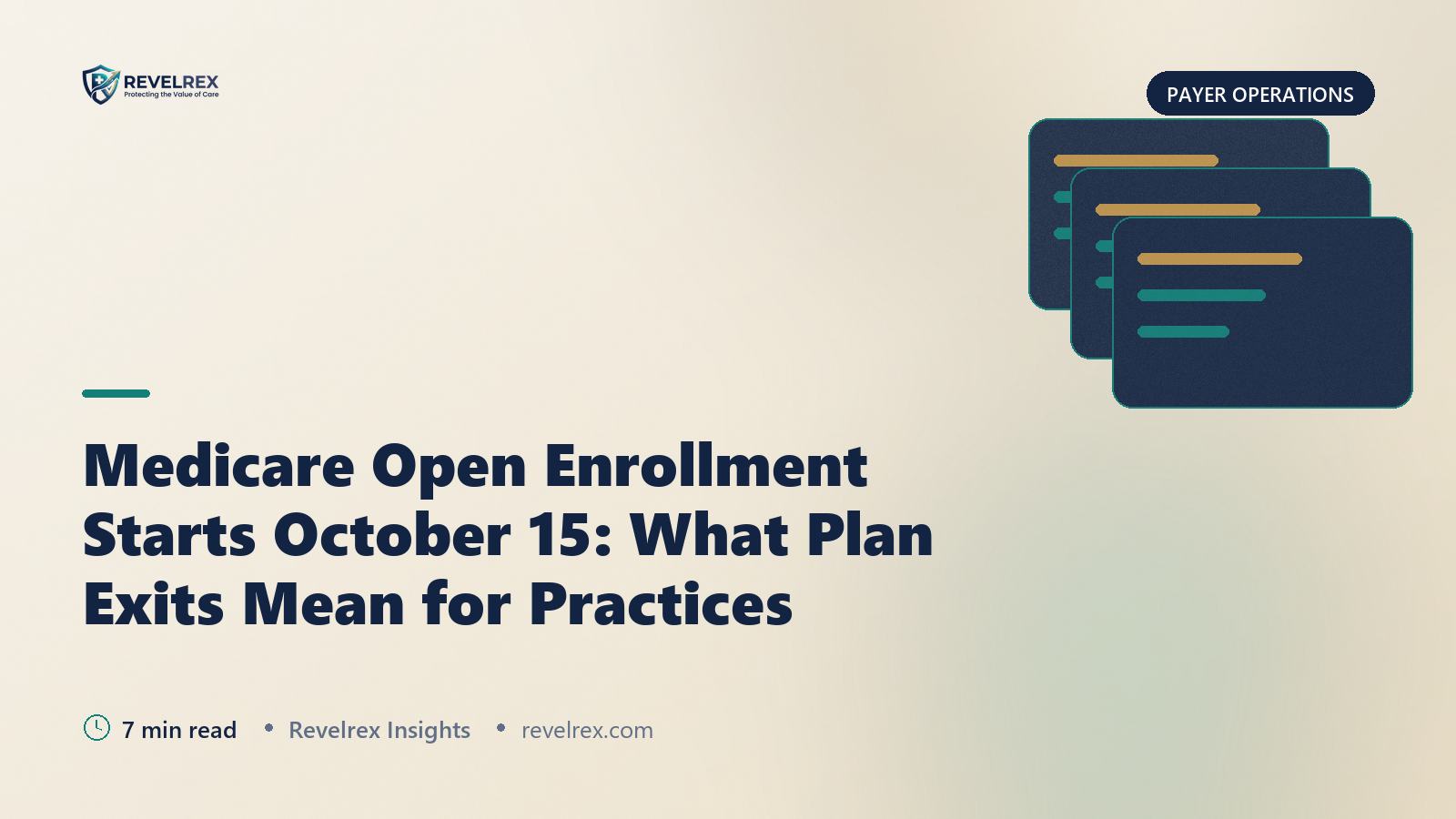 Medicare Open Enrollment Starts October 15: What Plan Exits Mean for Practices