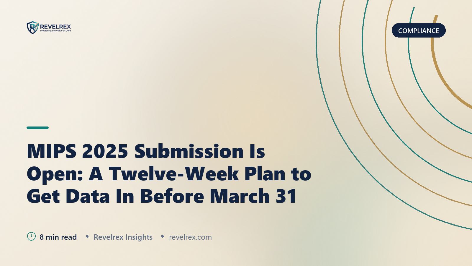 MIPS 2025 Submission Is Open: A Twelve-Week Plan to Get Data In Before March 31