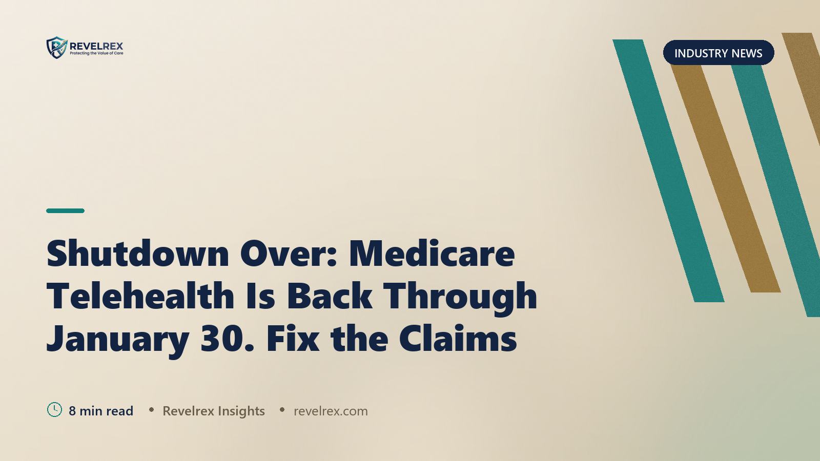 Shutdown Over: Medicare Telehealth Is Back Through January 30. Fix the Claims
