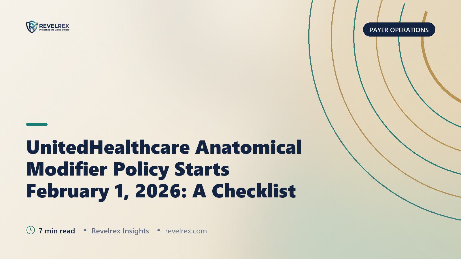 UnitedHealthcare Anatomical Modifier Policy Starts February 1, 2026: A Checklist